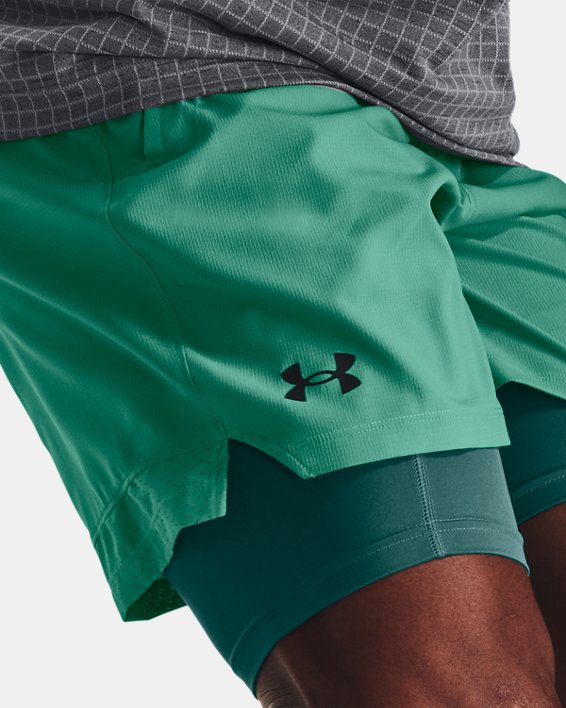 Men's UA Vanish Woven 2-in-1 Shorts, Green, pdpMainDesktop image number 7
